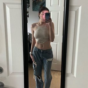 Em & Elle Backless Bandana Crop